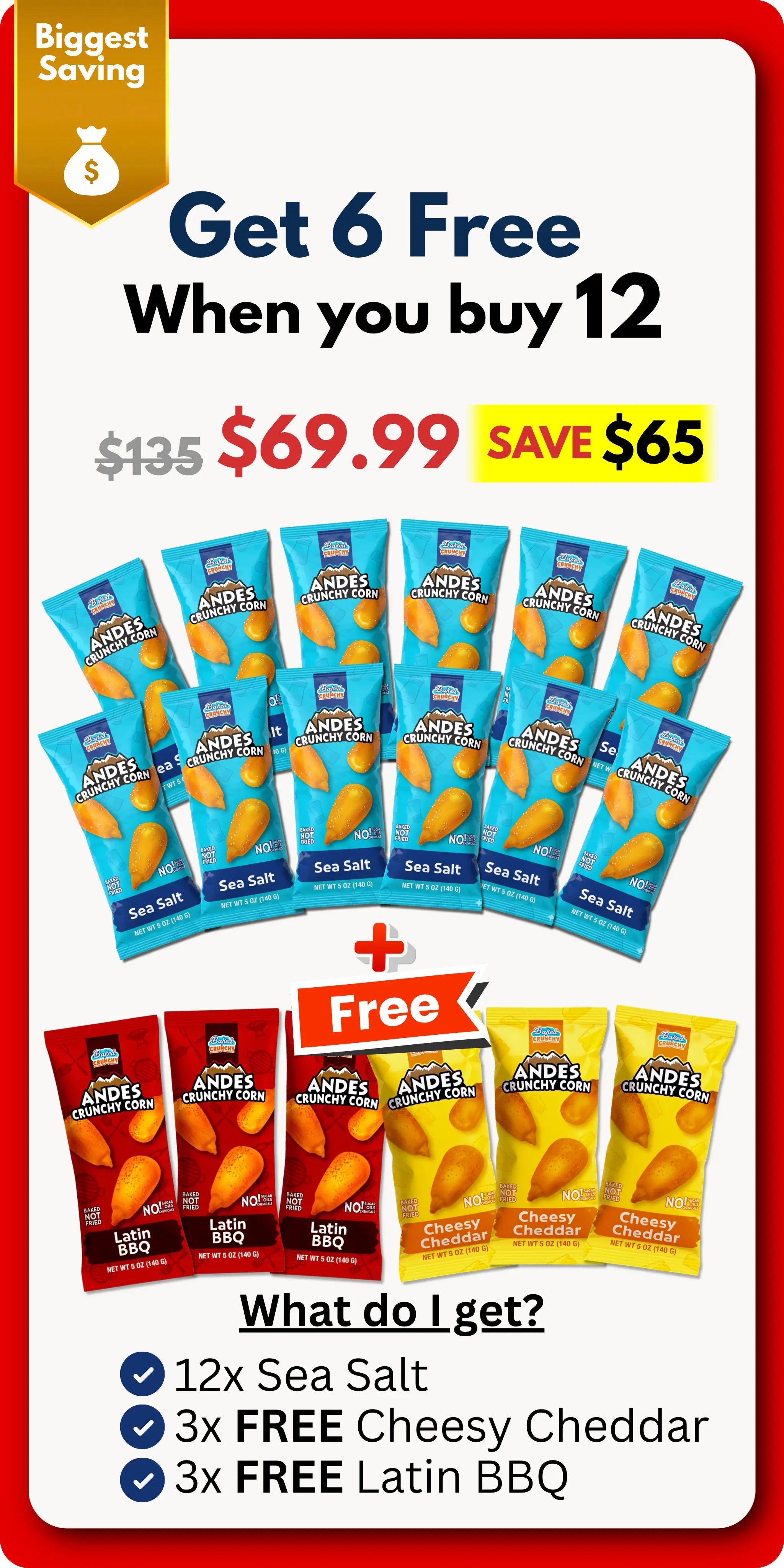 BUY 12 Bags *GET 6 FREE* Completely FREE Shipping