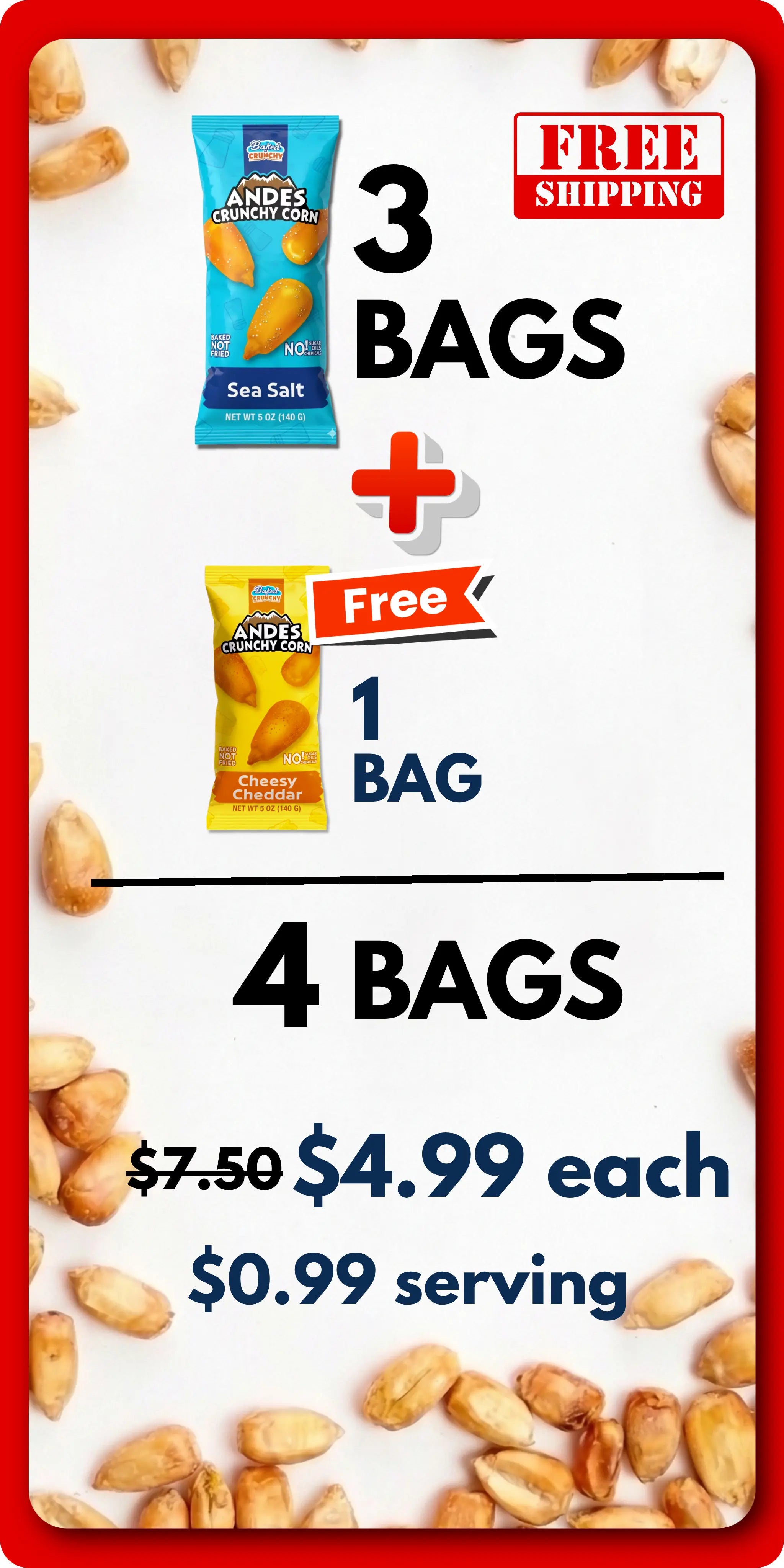 BUY 3 Bags *GET 1 FREE*