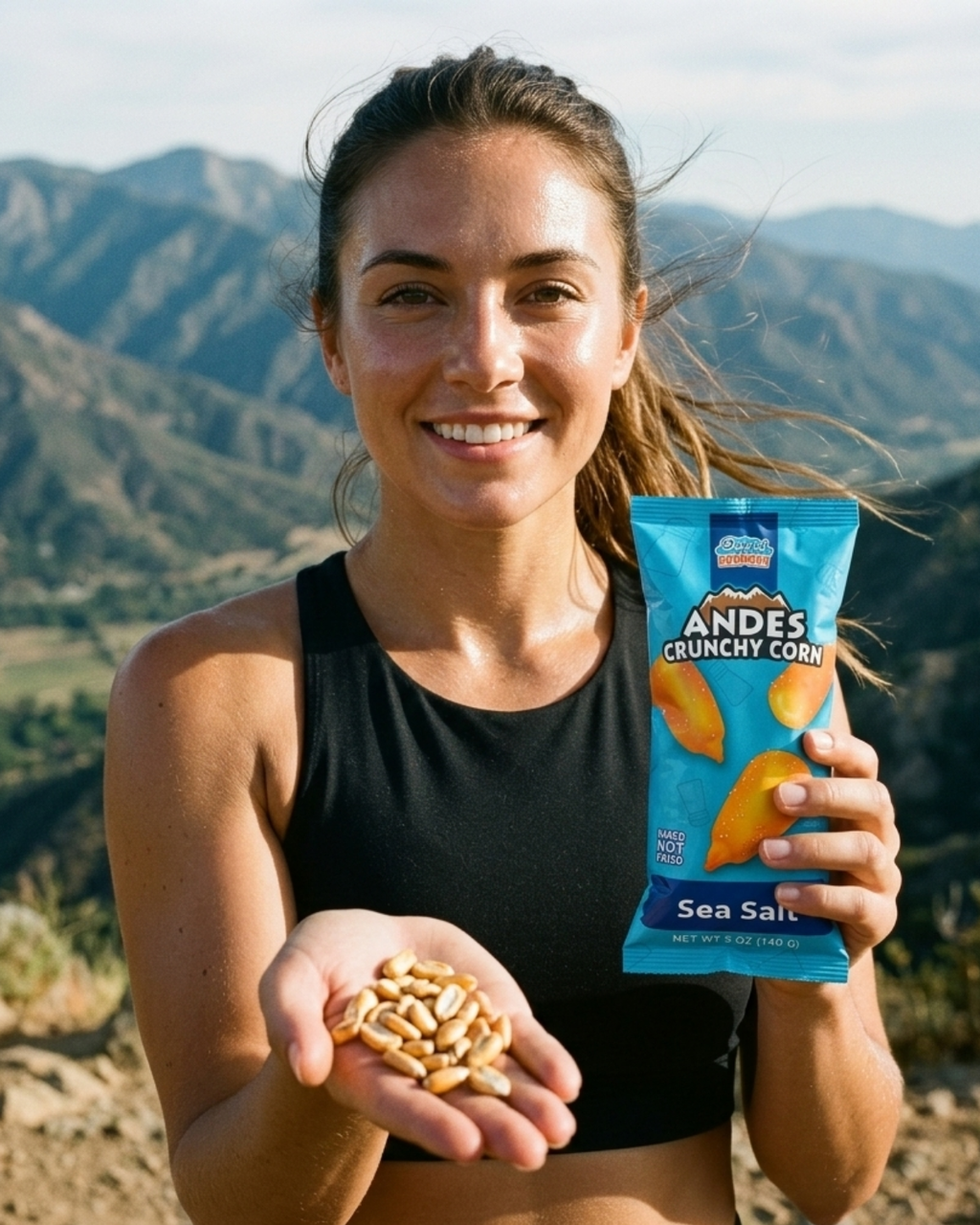 Healthy Andean Crunch Corn, 3-Flavor Variety Test Pack (3 Bags, Free Shipping)