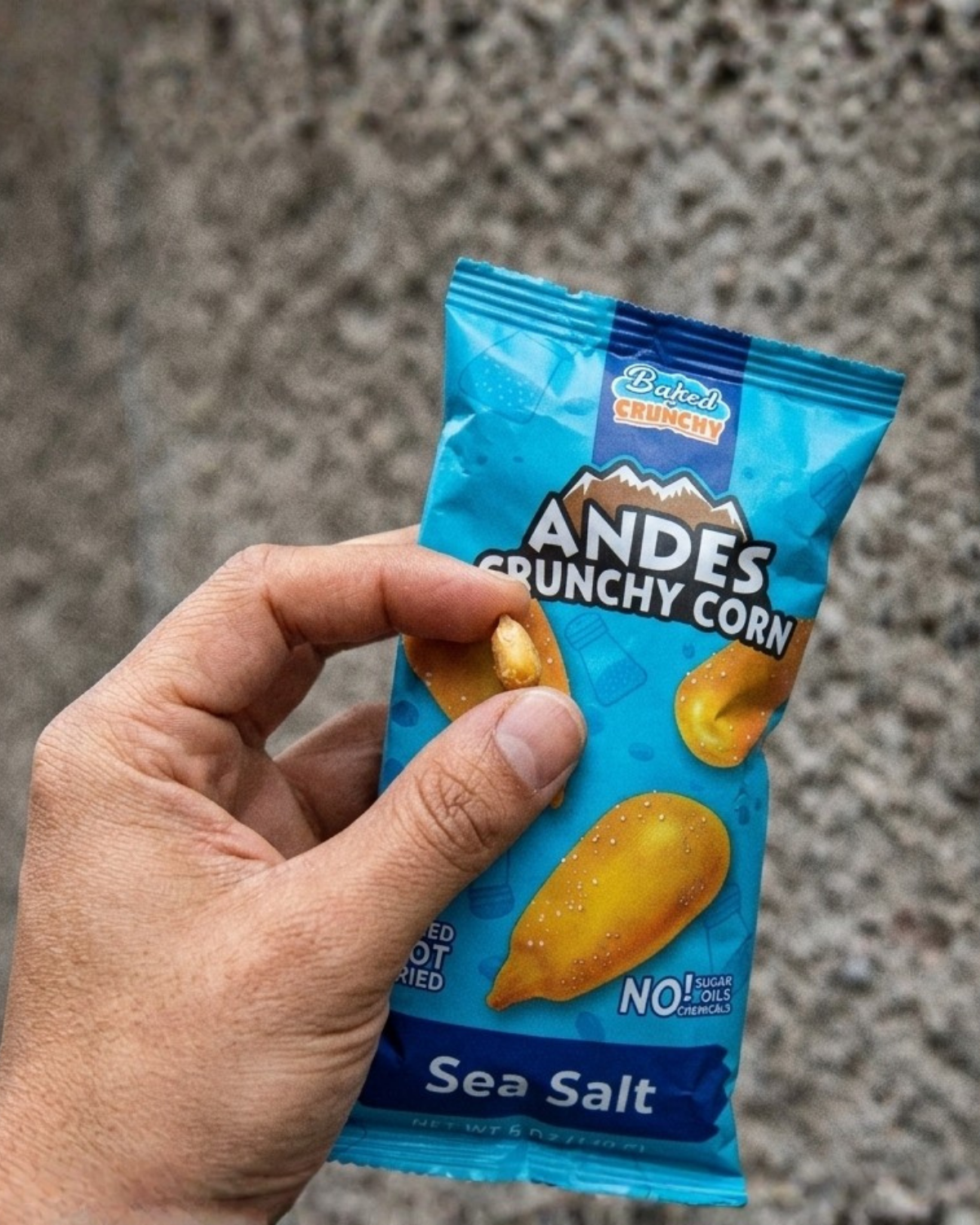 Healthy Andean Crunch Corn, 3-Flavor Variety Test Pack (3 Bags, Free Shipping)