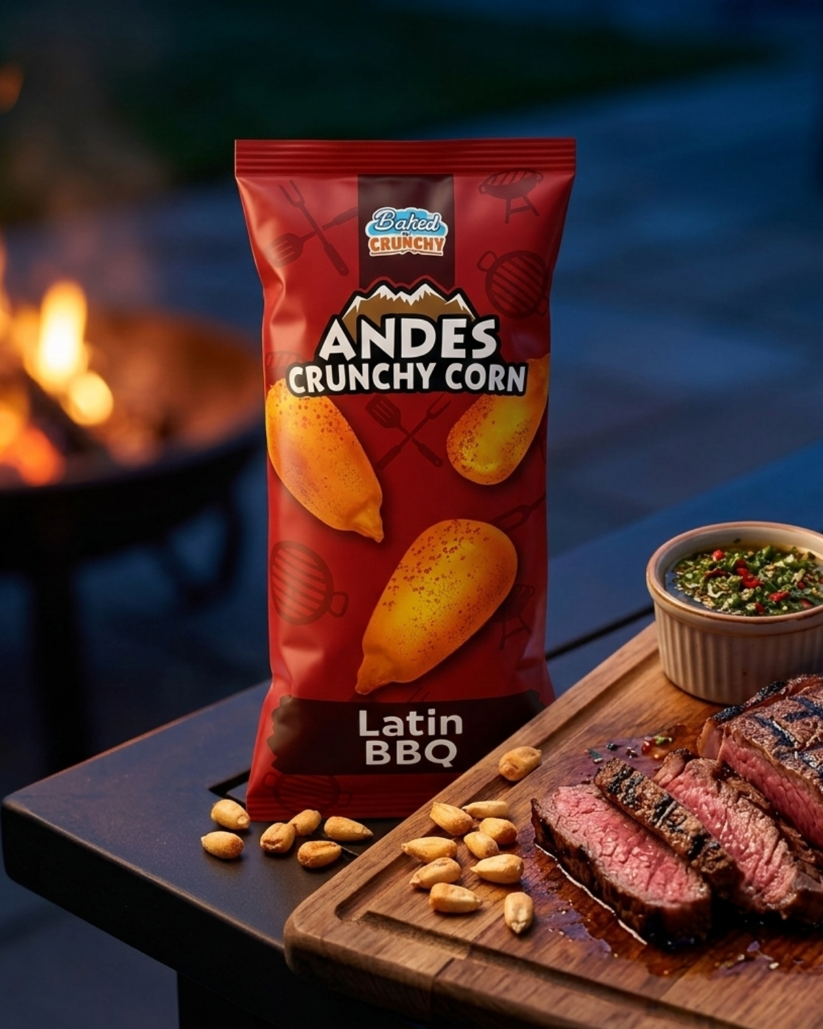 Healthy Andean Crunch Corn, 3-Flavor Variety Test Pack (3 Bags, Free Shipping)
